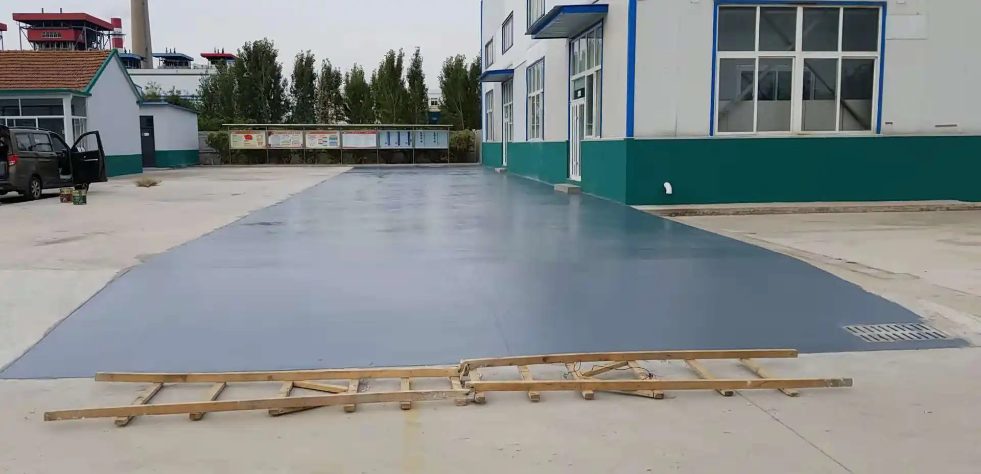 东丽车间厂房地坪漆修补翻新